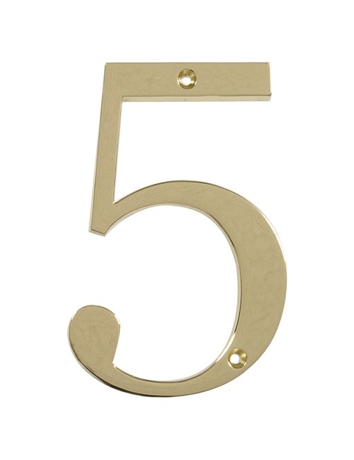 BRASS NUMBER 100MM (0 9 )