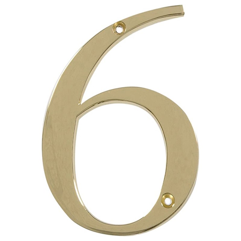 BRASS NUMBER 100MM (0 9 )