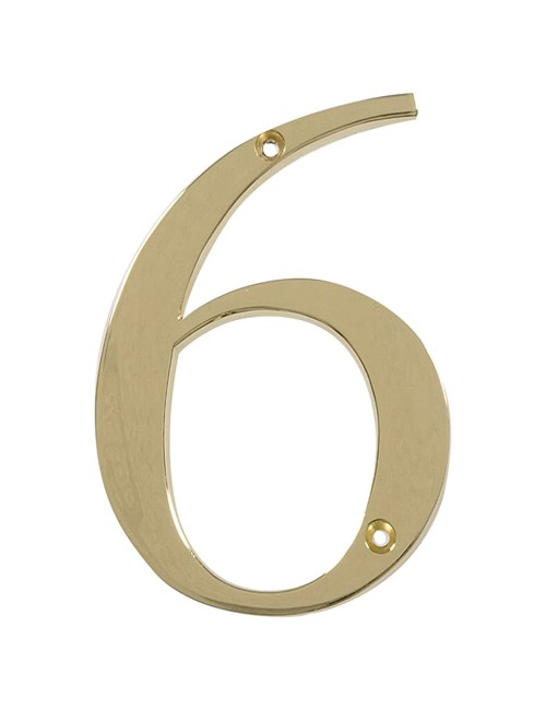 BRASS NUMBER 100MM (0 9 )