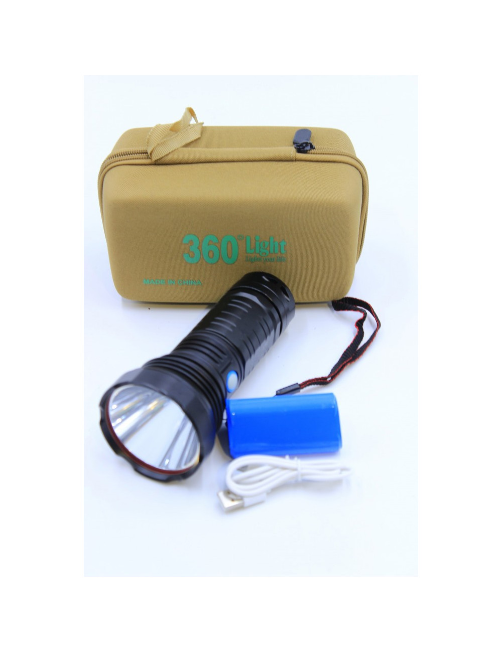 TW-1028 360 RECHARGABLE TOURCH LIGHT