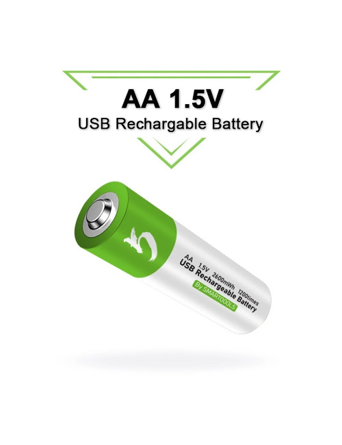 بطارية شحن 1.5V×2 USB AA-32-5-LITHAA2