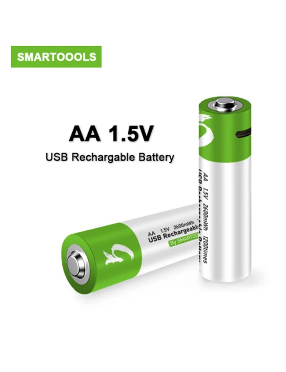 بطارية شحن 1.5V×2 USB AA-32-5-LITHAA2
