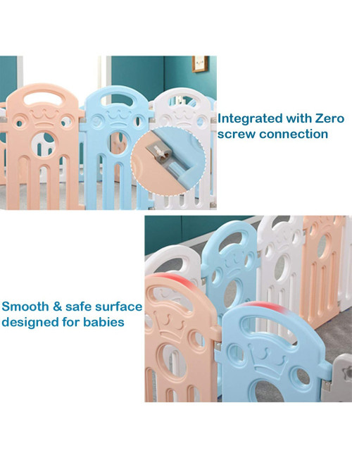 RMX-010 BABY PLAY FENCE 129*98*60CM