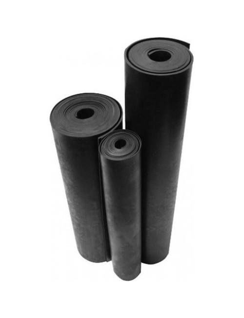 BLACK RUBBER SHEET PLAIN 8MM × 1MTR × 25KG