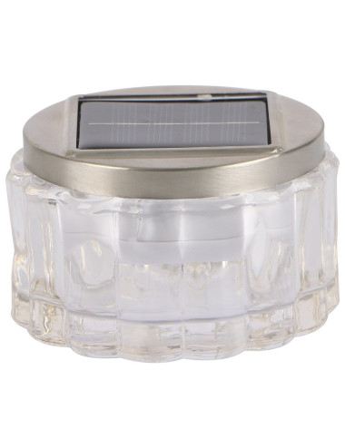 2164 85X55MM 2 IN1 لمبة طاولة حديقة طاقة شمسية زجاج كريستال