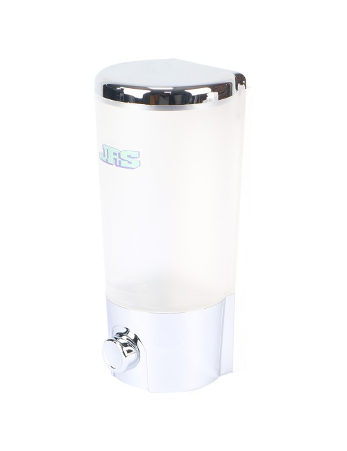 D-053A SOAP DISPENSER CHROME ROUND SINGLE