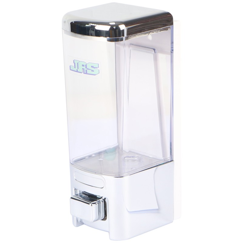 D-053B SOAP DISPENSER CHROME SQUARE SINGLE