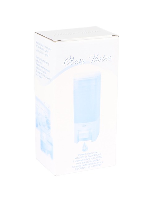 D-053B SOAP DISPENSER CHROME SQUARE SINGLE