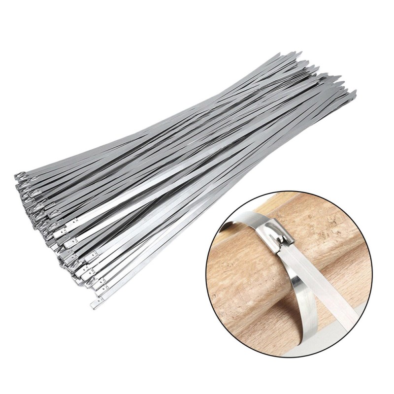 CABLE TIE 4.6 x 300 MM STAINLESS STEEL