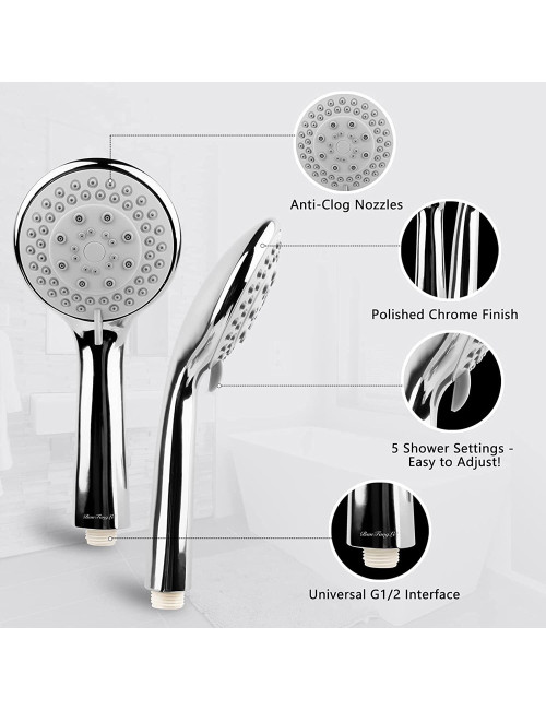 سماعة دوش مع نربيش ايطالي FRIZONE 6027