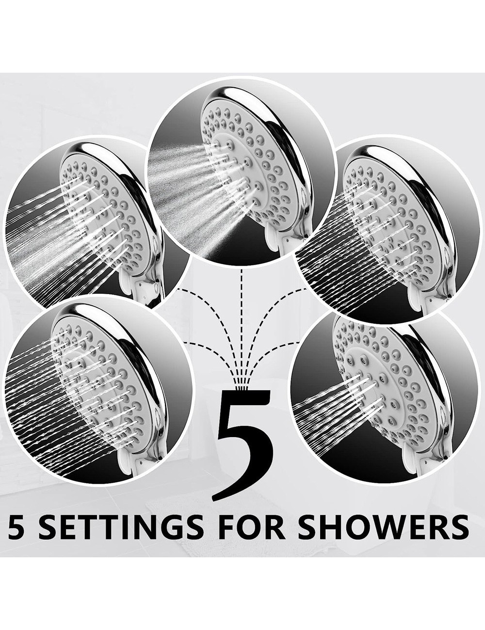 سماعة دوش مع نربيش ايطالي FRIZONE 6027