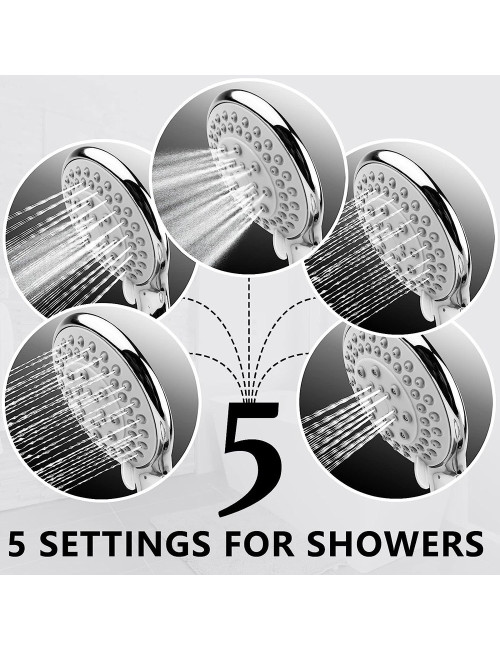 سماعة دوش مع نربيش ايطالي FRIZONE 6027