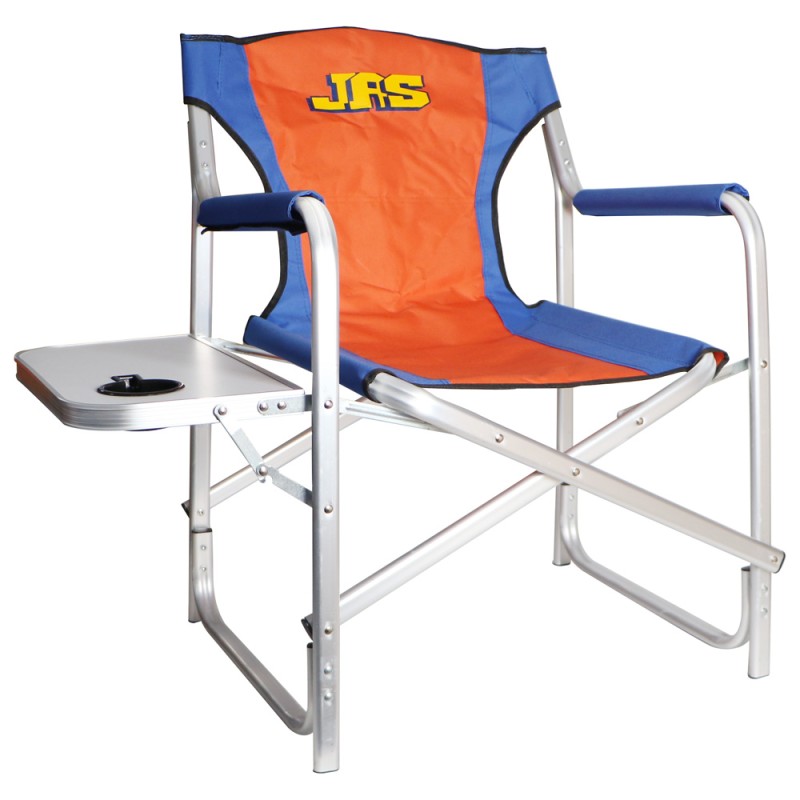 48A BLUE/ORANGE كرسي بحر برتقالي + ازرق مع طاولة