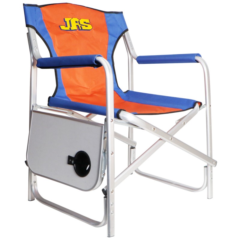 48A BLUE/ORANGE كرسي بحر برتقالي + ازرق مع طاولة