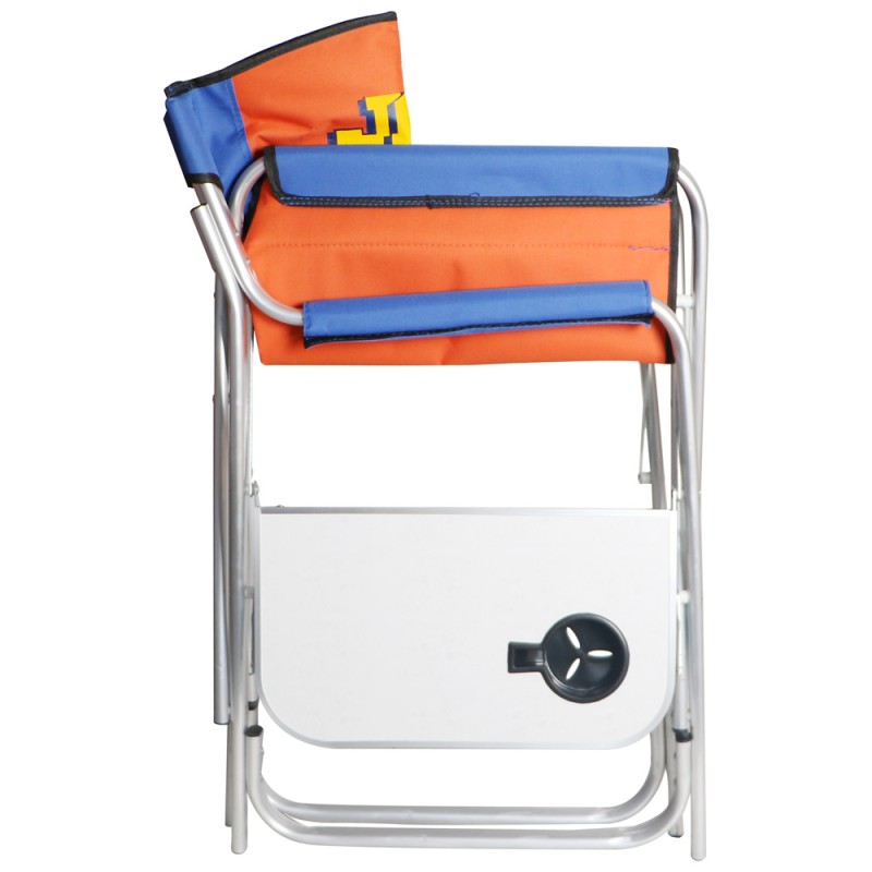 48A BLUE/ORANGE كرسي بحر برتقالي + ازرق مع طاولة