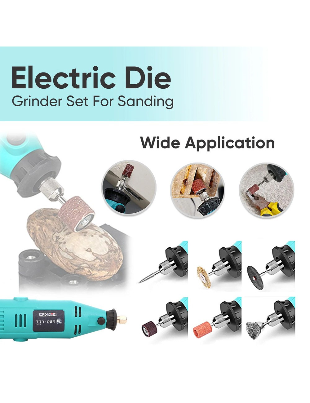 1102 GRINDER KIT 211 PIECE SET
