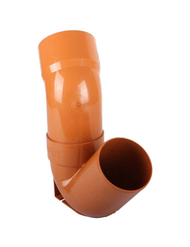 PVC 45° P TRAP M/F 4"