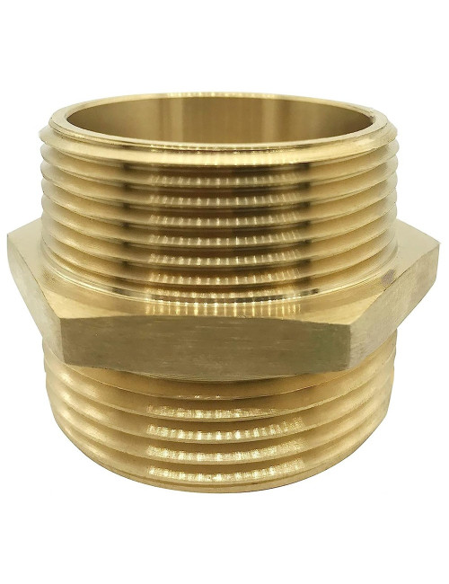 BRASS NIPPLE 2"