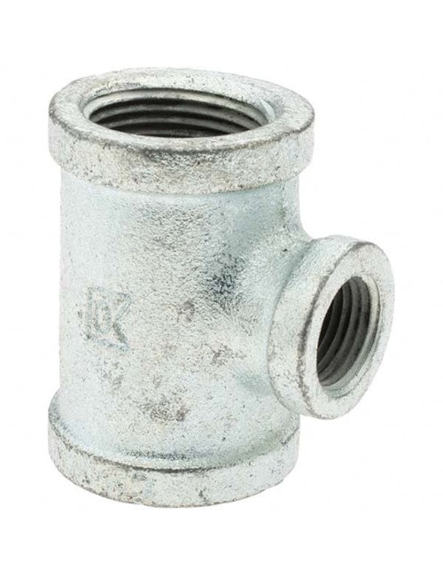 GALV. REDUCER TEE 1/2" x 1-1/2"