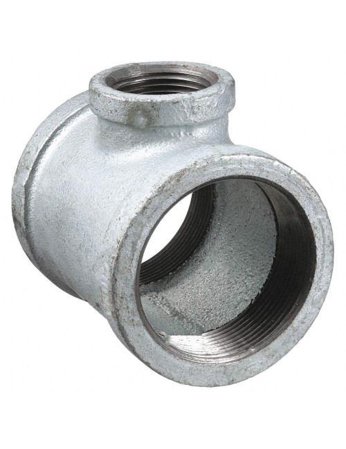 GALV. REDUCER TEE 1 1/4" x 2-1/2"