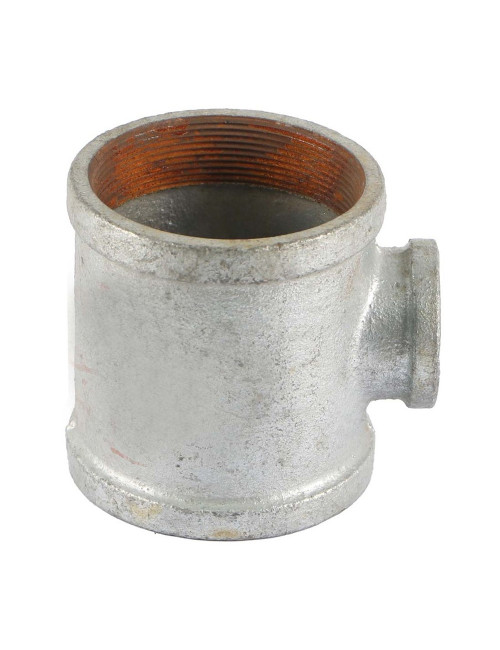 GALV. REDUCER TEE 2" x 4"