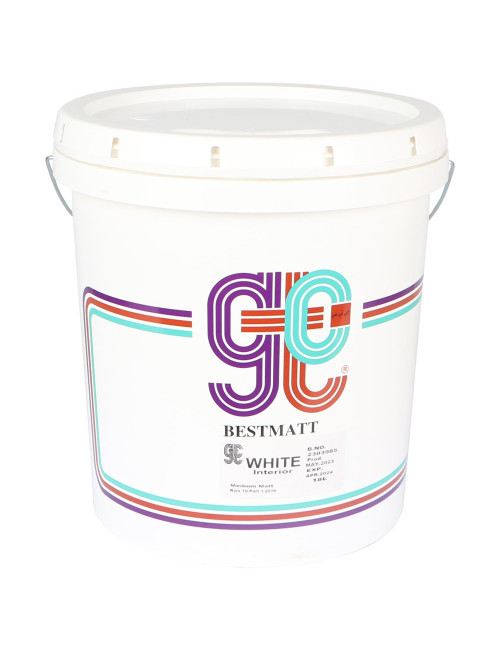 GTC MATT EMULSION PAINT INTERIOR WHITE DRUM