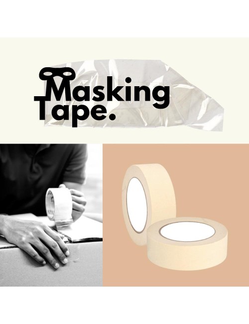 MASKING TAPE 1.5" x 10 YDS x 24 PCS