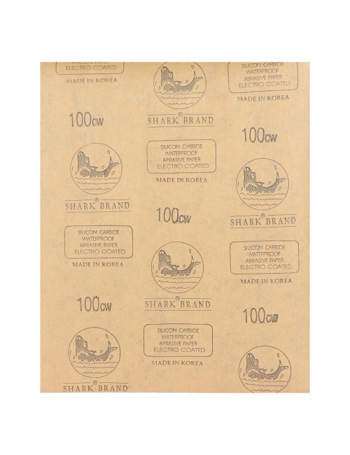 ABRASIVE PAPER WATER PROOF 9" x 11" 100 GRIT