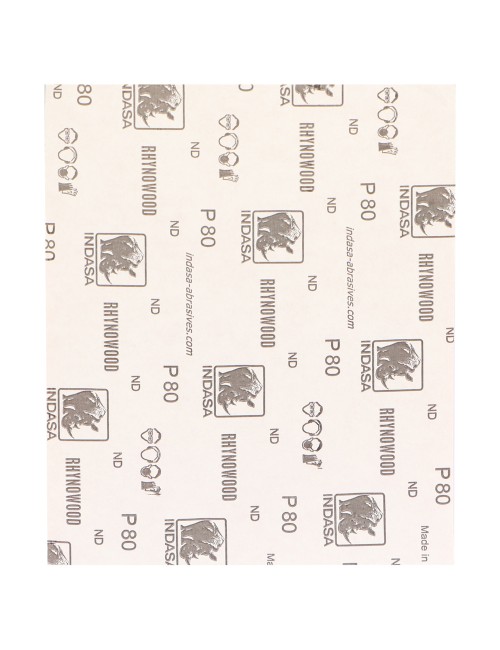 INDASA ABRASIVE PAPER FOR WOOD RED NO.80