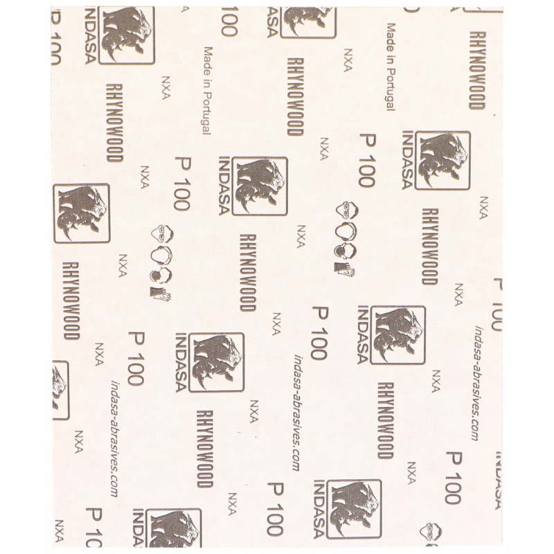 INDASA ABRASIVE PAPER FOR WOOD RED NO.100