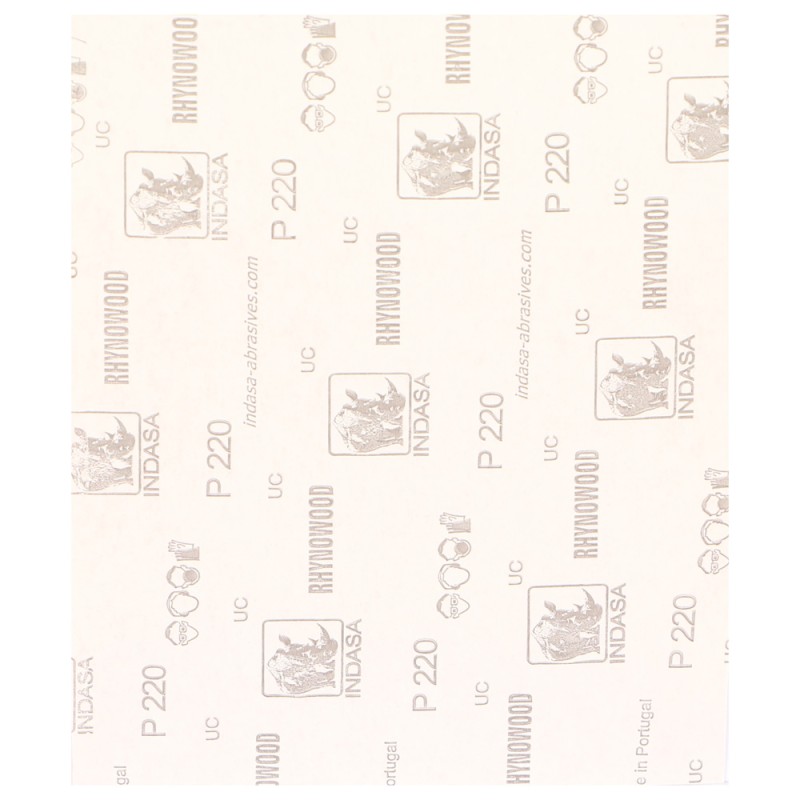 INDASA ABRASIVE PAPER FOR WOOD RED NO.220