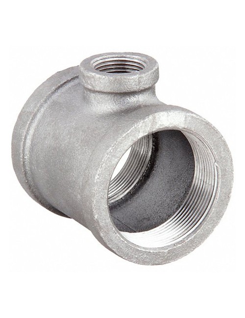 GALV. REDUCER TEE 3/4" x 2"