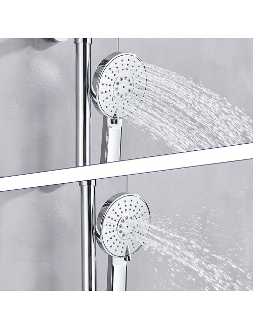 FRIZONE SHOWER SET CHROME ROUND ITL