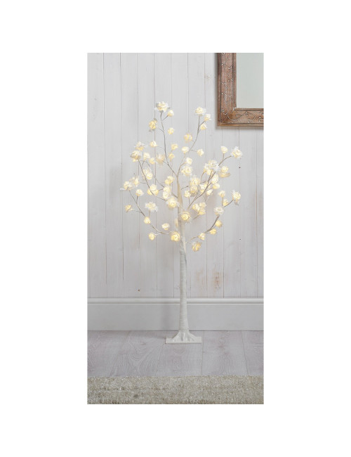 ARTIFICIAL ROSE TREE WITH LED LIGHTING