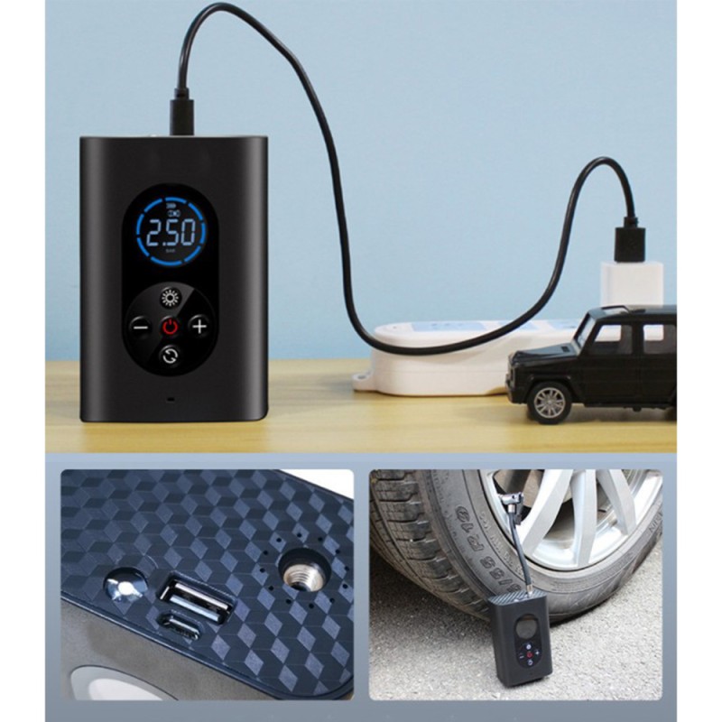 كمبريسور شحن مع USB