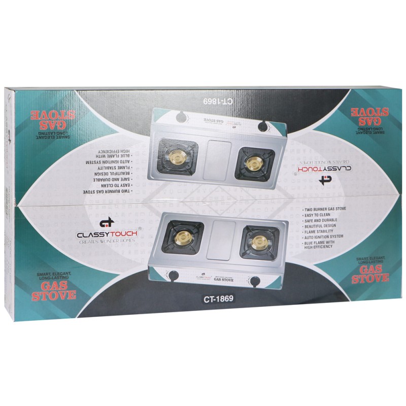 CT1869 طباخ غاز مربع 2عين