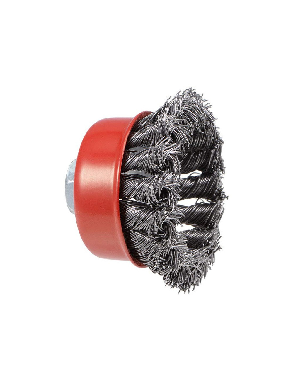 CUP BRUSH TWIST TYPE 4" x 14 MM