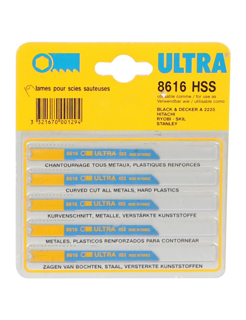 ULTRA 8616 HSS JIGSAW BLADE