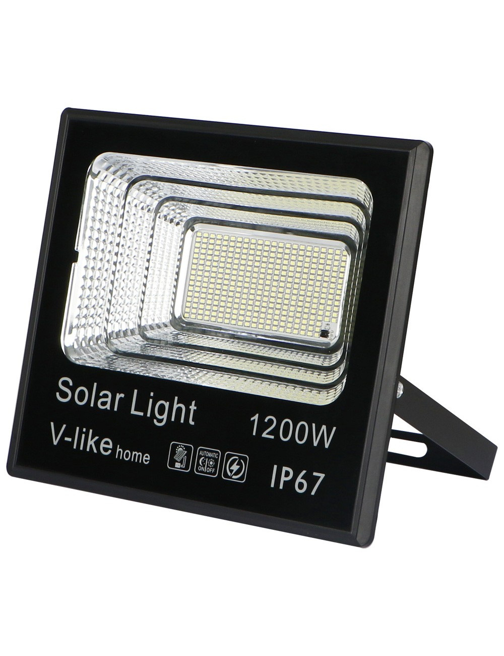 V-LIKE SFLSMD-1200W SOLAR FLOOD LIGHT WITH SOLAR PANEL