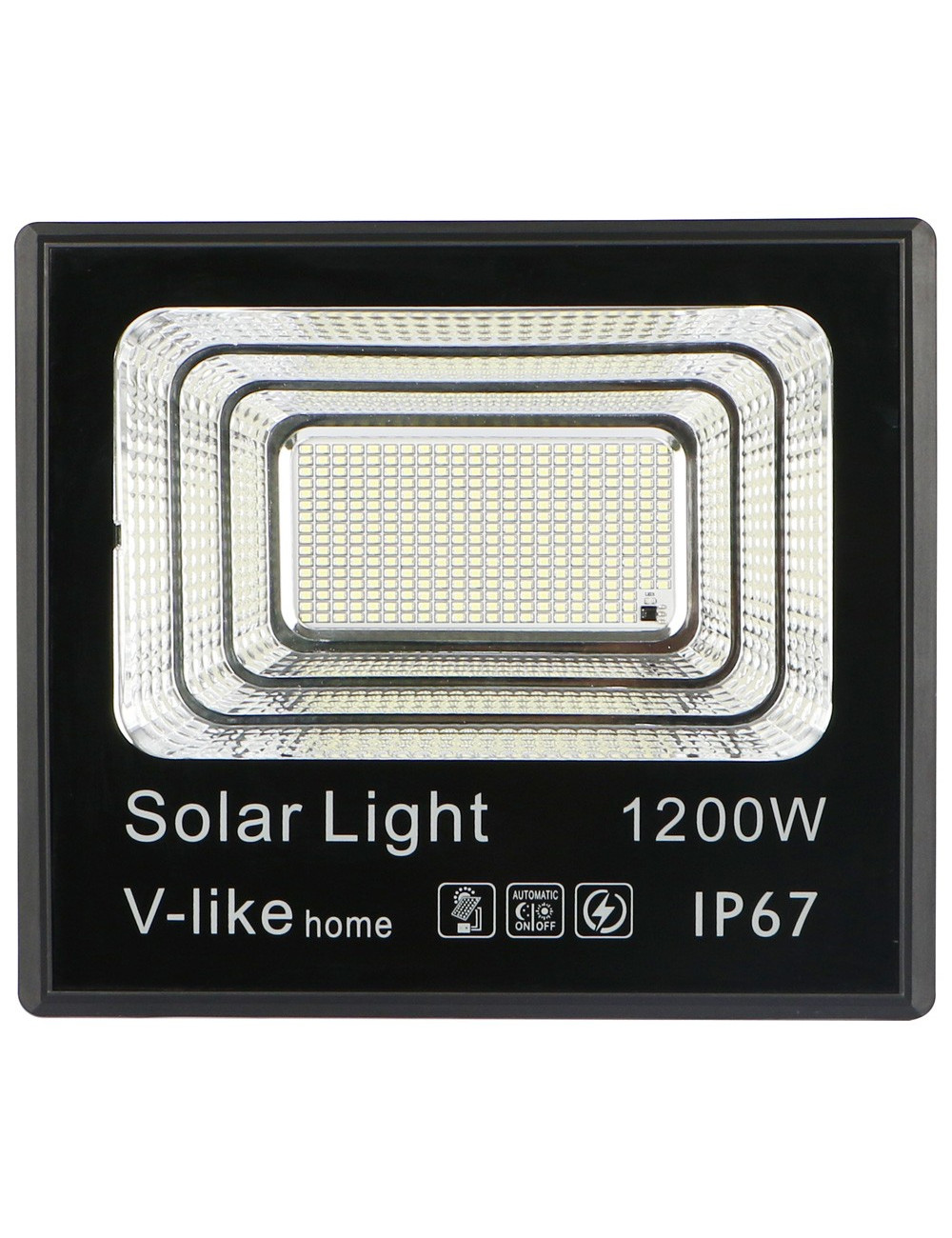 V-LIKE SFLSMD-1200W SOLAR FLOOD LIGHT WITH SOLAR PANEL