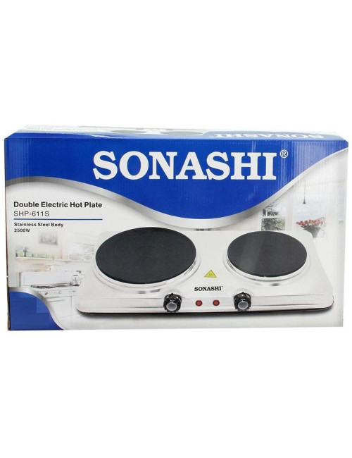 SONASHI STAINLESS STEEL DOUBLE HOT PLATE