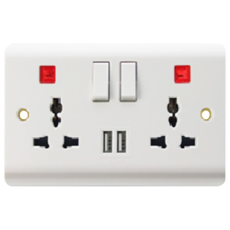 USB بلاك 13 امبير دبل