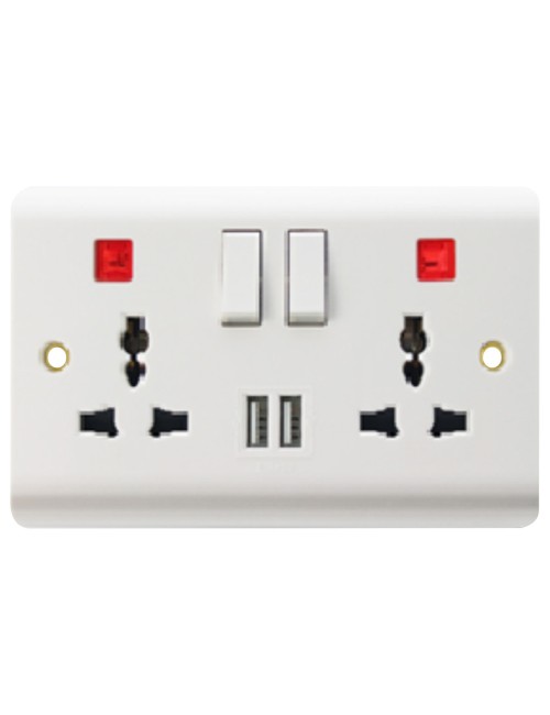 USB بلاك 13 امبير دبل
