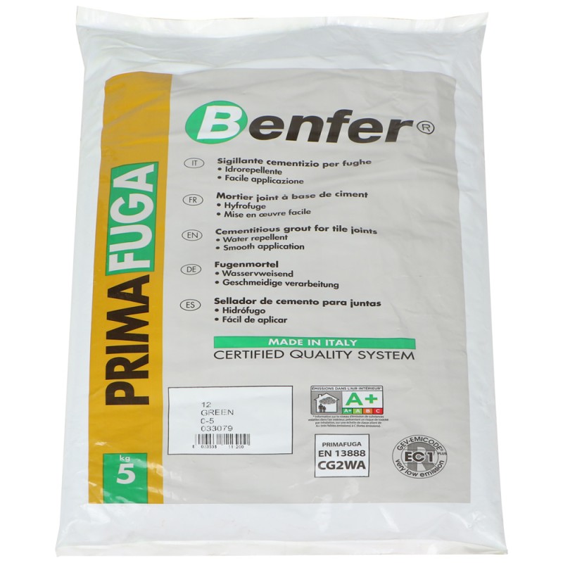 PRIMAFUGA GROUT FOR TILE 12 GREEN 5 KG