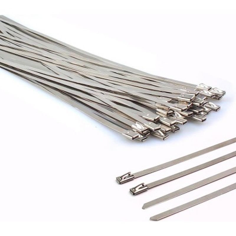 JAS STAINLESS STEEL CABLE TIE W/O COATED 4.6 X 450 MM