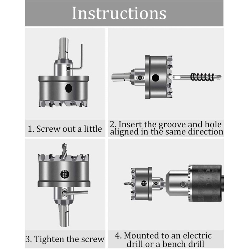 STAINLESS STEEL HOLESAW 50 MM