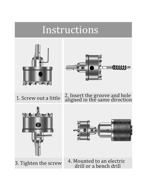 STAINLESS STEEL HOLESAW 50 MM