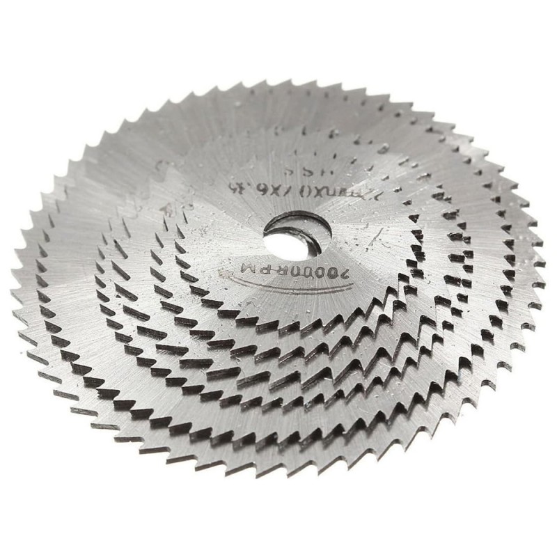 MINI SAW BLADE WHITE 7PC HANGING BAG PACKING