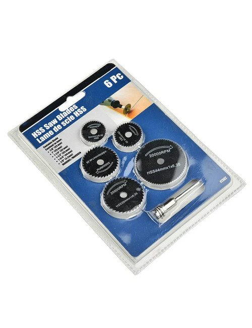 MINI SAW BLADE BLACK 6PC SET BLISTER PACKING