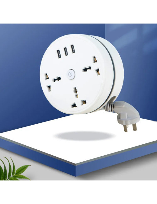 21173 -250CW 3USB + 3 socket outlet